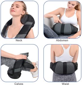 2026 Hot Sale Massageapparaat Elektrische Diepe Shiatsu Kneedmassage Lichaamsverlichting Pijnverlichting Verwarmende Rug-, Nek- & Schoudermassagetafel - Product Image 5