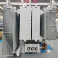 Transformateurs de groupe vectoriel ONAF Dy11y11 triphasés 50Hz pour stockage solaire à grande échelle, EPC LUTE SFFL-14000/33, 14000 kVA, sortie 33 kV 690 V