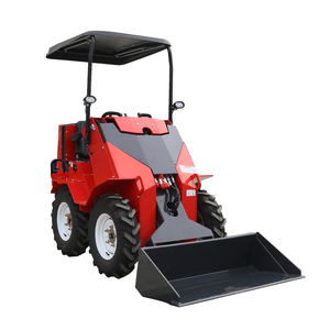 Mini-chargeuse compacte à quatre roues motrices avec godet frontal et composants essentiels du moteur pour la construction et l'agriculture - Product Image 3