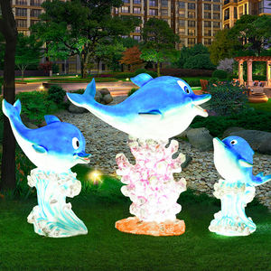 Figurines géant d'animaux <span class=keywords><strong>lumineux</strong></span> de taille vie, motif champignon et cheval de mer, vente en gros, à prix bas, - Product Image 6