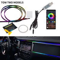 Bandes LED décoratives pour voiture Symphony, lumière ambiante USB avec télécommande