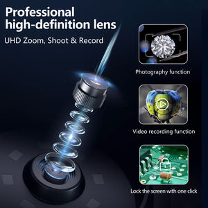 Mini <span class=keywords><strong>microscope</strong></span> numérique portable haute définition de 2,8 pouces, loupe de poche 1MP, nouveau produit pour étudiants - Product Image 3