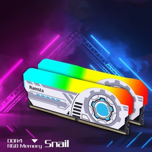 RamstaシリーズWth Heatsinkダイナミック<span class=keywords><strong>LED</strong></span>ライトDDR5 RGB <span class=keywords><strong>RAM</strong></span> 16GBX2 5600 7200Mhzゲーム用オリジナル新品デスクトップPC5 - Product Image 5