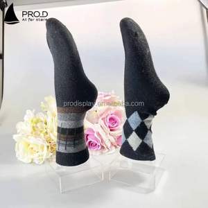 Vente chaude Chaussettes Magasin Affichage Haute Qualité Transparent Acrylique Pied <span class=keywords><strong>Film</strong></span> Femmes - Product Image 5