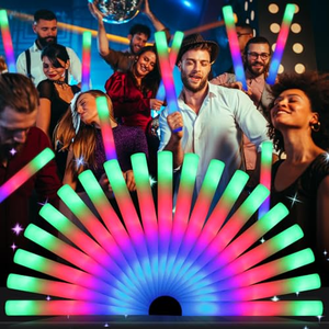 Custom Logo <b>LED</b> Foam <b>Sticks</b> Glow <b>Sticks</b> <b>Light</b> up Party Supplies Event Concert Promotional Gifts - Product Image 1