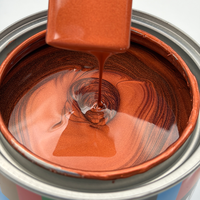 Vente en gros usine : Revêtement liquide acrylique 1K à base de cuivre perlé pour automobile, meubles et plastique, résistant aux intempéries, pour fer