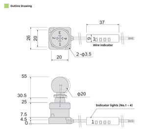 Macinopc 360 डिग्री दिशात्मक संपर्क सेंसर 0.02 मिमी स्वचालित cnc मापने नियंत्रक जांच के साथ - Product Image 6