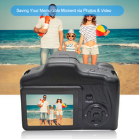 Appareil photo numérique 16X F-ocus Zoom Design 1080p Caméra vidéo SIR Prise en charge de la carte SD Alimenté par batterie pour la prise de photos