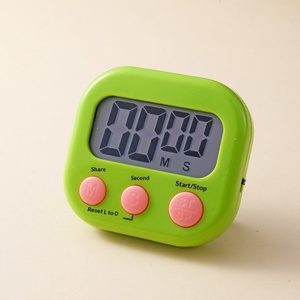 Minuteur de cuisine pour étudiant, grand écran, réveil électronique, gestion du temps, matériau ABS, attraction magnétique, minimalisme moderne - Product Image 4