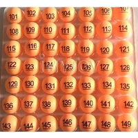 Balles de loterie colorées de 4cm de diamètre 2/4/6 côtés pour Machine de jeu de loterie