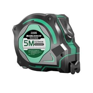 Baolian Self Locking Tape Measure 5M Metric Automatic Brake Steel Blade Wear Resistant Drop Proof - Product Image 2