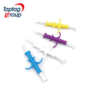 RFID hewan ID hewan peliharaan <span class=keywords><strong>Microchip</strong></span> Syringe 134.2KHz BioGlass Tag NFC komunikasi Chip EM4305 tahan air ISO - Product Image 3