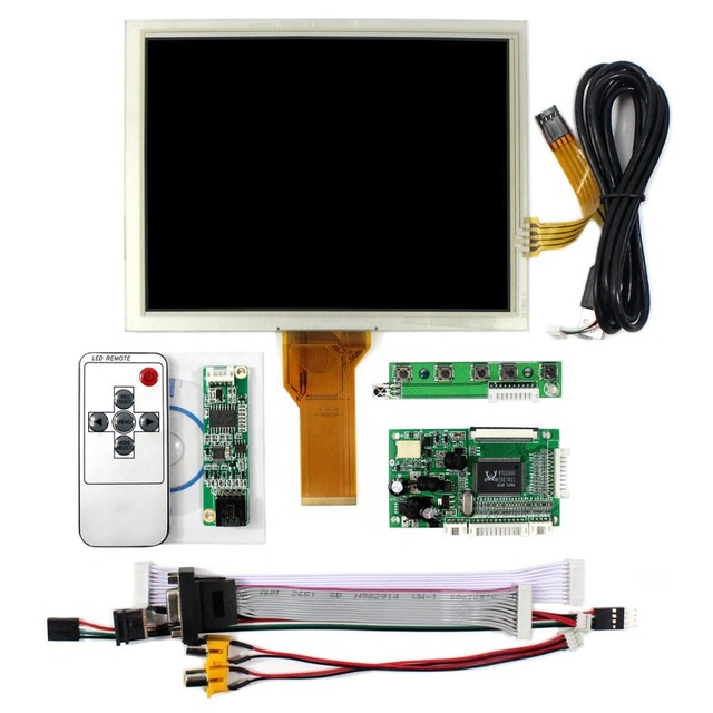Car Touch Screen Control Panel EJ080NA-05B 8inch 800x600 LCD panel with touch screen with vga 2av LCD Controller Board
