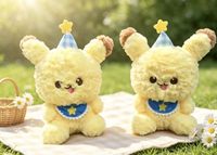 Boneka Plush Butterbear Kawaii Super Lembut 8 Inci - Hewan Boneka Penghilang Stres yang Lucu