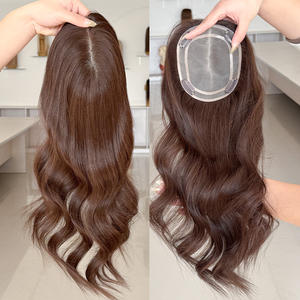 ท็อปเปอร์ผมแท้แบบโมโนท็อป สำหรับผู้หญิง แก้ปัญหาผมบาง ศีรษะล้าน  ขนาด 5*6 นิ้ว # สี 1C - Product Image 2