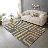 Tapis de sol et tapis de table basse pour salon et chambre à coucher, personnalisés, en gros, imprimés avec des motifs de plantes et de fleurs, en polyester, pour le dropshipping