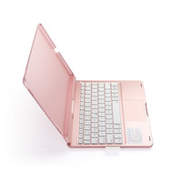 Pliable 360 Degrés Rotatif Cas Clavier Couverture Trackpad Tablette Sans Fil Avec Touchpad Teclado Para Ipad BT Clavier Pour Ipad