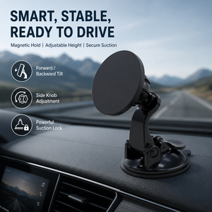 Soporte magnético para teléfono <span class=keywords><strong>de</strong></span> coche con ventosa, 360 °   Soporte Giratorio para Parabrisas y Tablero para MagSafe, Conducción con Manos Libres - Product Image 5