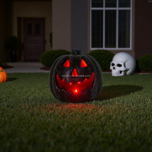 Wholesale Halloween Home Garden Ornament Halloween Decorations <b>Door</b> Hanging Pumpkin LED at Home Spooky Pumpkin <b>Lights</b> - Product Image 6