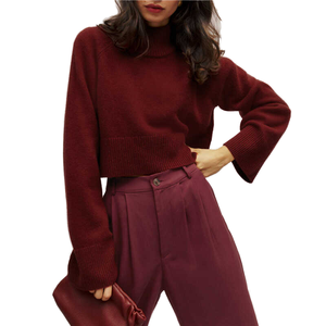 Suéter informal súper suave y cómodo de gran oferta para mujer, Jersey de punto de estilo <span class=keywords><strong>Stayhome</strong></span> para mujer, prendas de punto - Product Image 6