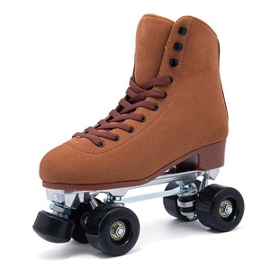 <span class=keywords><strong>Pattini</strong></span> a rotelle <span class=keywords><strong>moderni</strong></span> con lacci di sicurezza, ruote in PU resistenti all'usura con cuscinetti a scorrimento fluido e telaio in lega resistente per il pattinaggio - Product Image 4