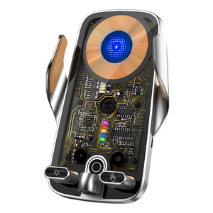 <span class=keywords><strong>Support</strong></span> de téléphone pour <span class=keywords><strong>voiture</strong></span> F28 avec chargeur sans fil, <span class=keywords><strong>ouverture</strong></span>/fermeture <span class=keywords><strong>automatique</strong></span>, fixation sur grille d'aération, <span class=keywords><strong>support</strong></span> de navigation - Product Image 1