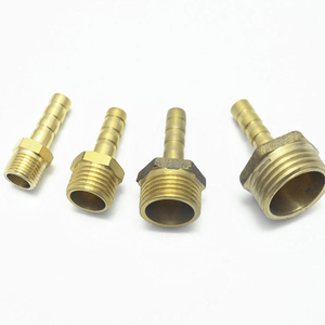 真鍮鋳造パイプ継手 4mm-19mm ホースバーブテール 1/8インチ 1/4インチ 1/2インチ 3/8インチ BSP オスコネクターカプラーアダプター 国際規格 - Product Image 3