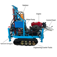 Appareil de forage de puits d'eau multifonctionnel rotatif de puissance Portable 16.2kW avec prix de gros d'usine