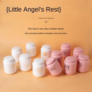 Urna conmemorativa de cerámica para mascotas de comercio exterior para perros y gatos sellada con tapa y restos de tarro de hueso suministros funerarios - Product Image 4