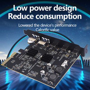 TISHRIC USB <span class=keywords><strong>3</strong></span>.2 Genişletme Kartı GEN2 10 Gbps PCI-E 4X Adaptör <span class=keywords><strong>3</strong></span> portlu TİP-C+2 Port USB <span class=keywords><strong>3</strong></span>.2 Xiangshuo ASM3142 Çip - Product Image 5