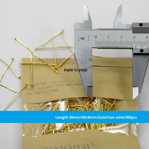 <span class=keywords><strong>T</strong></span> Pins Pha Lê Chiếu Sáng Bead Rèm Phụ Kiện Đầu Phẳng Pins Cho <span class=keywords><strong>T</strong></span>ự Làm Đồ Trang Sức Làm Phụ Kiện 30 35 38Mm - Product Image 3