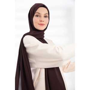 Nouvel arrivage : Long châle ethnique en crêpe de modal avec motif imprimé pailleté pour printemps, été, hiver - Bitter - Product Image 2