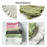 Couverture Bébé en Coton Personnalisée à Bords Volants, Douce et Faite Main, Broderie pour Nouveau-né, Literie pour Parents, Enfants, Cadeau pour la Maison