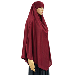 Vêtements de prière pour femmes musulmanes, Hijab roman Jibab <span class=keywords><strong>Djellaba</strong></span> pour femmes, grands chapeaux, écharpes de tête, vêtements d'extérieur Arabie Saoudite Long100X110 - Product Image 5