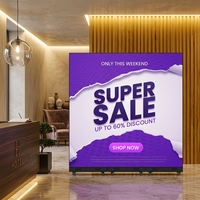 LED-Display Digital Signage Poster-Bildschirm für Werbetafeln, flexible LED-Anzeige