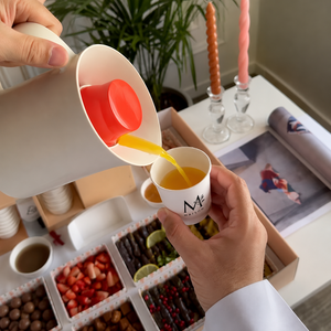 Boîtes de traiteur jetables écologiques personnalisées pour desserts, sucreries, café et biscuits, avec séparateurs pour boîtes alimentaires marron - Product Image 2