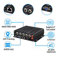 YWX H.264 Enregistreur vidéo mobile (MDVR) 8 canaux avec disque dur, ADAS, DSM pour système de surveillance de la fatigue du conducteur de camion et bus, et système de caméra DMS pour camion