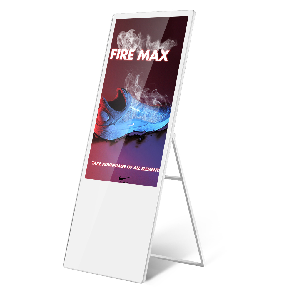 43 дюйма свободно стоящая внутренняя вывеска умный интерактивный сенсорный экран портативный специальный меню доска цифровая вывеска