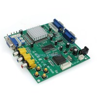 Carte de conversion vidéo mini double sortie VGA pour jeux d'arcade CGA/YUV/EGA/RGB VGA HD LCD, PCBA XINWA pour bornes d'arcade et jeux de divertissement à monnayeur