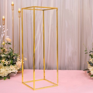 Luxury Decorative Iron Flower <b>Stand</b> Heavy Duty Durable Metal Plant Rack For Romantic Wedding Reception <b>Backdrop</b> Decor - Product Image 1