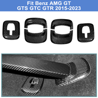 Pour Mercedes AMG GT GTS GTC GTR, couvercle latéral inférieur en fibre de carbone véritable, 2015-2023, accessoires de décoration intérieure du coffre, garniture de voiture