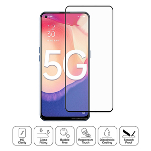 Venta al por mayor de vidrio templado de seda transparente Protector de pantalla para <span class=keywords><strong>OPPO</strong></span> <span class=keywords><strong>Reno4</strong></span> SE - Product Image 2