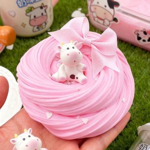 Kit de slime au beurre fait main en gros, sûr, texture lisse et colorée, jouet pâte à modeler DIY pour enfants, activités éducatives amusantes en vrac - Product Image 5