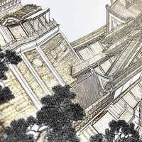 Peinture décorative haut de gamme en relief 3D UV, texture tridimensionnelle, toile huilée, art mural pour hôtel avec cadre en alliage d'aluminium