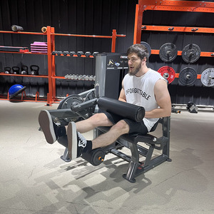 双功能坐式腿部伸展卷腿机商用四道/腿筋训练器健身房力量训练设备钢80千克 - Product Image 2