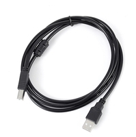 Großhandel Schwarz USB Data Sync Drucker kabel Kabel USB 2.0 AM zu BM Verlängerung kabel für Computer drucker