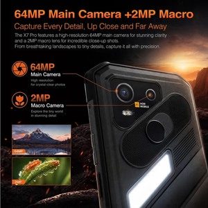 AGM X7 Pro |   Smartphone robuste à imagerie thermique |   Résolution thermique 512×384 |   6 Go + 256 Go |   Batterie 10000mAh |   IP68/IP69K eSIM - Product Image 6