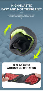 أحذية مائية عالية الرقبة مباشرة من المصنع، خفيفة الوزن ومقاومة للماء، مناسبة للجري والشاطئ والسباحة. - Product Image 6