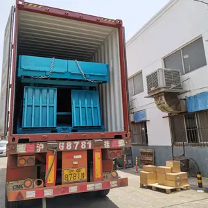 Laderampen manuell einstellbare Laderampe Rampen richt maschine für Container LKW bewegliche Dock Leveler mobile Hof rampen