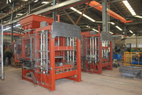 Machine automatique de fabrication de briques QT4-15, machine hydraulique de fabrication de blocs de béton pour pavés creux et pleins avec contrôle PLC, cycle de 15 secondes